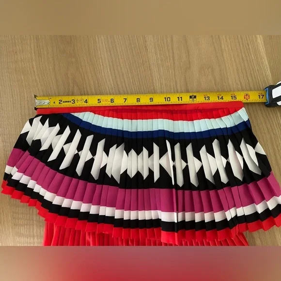 Kate Spade|Colorful boho strapless pleated dress, size 6•••Artsy, bold style🫶🏻 - Picture 14 of 16